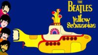 The Beatles get animated in the film Yellow Submarine.