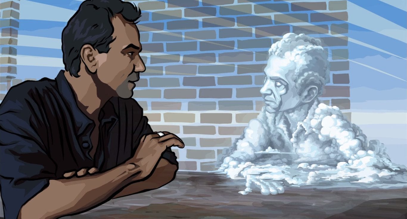 Philosophy becomes art in Waking Life