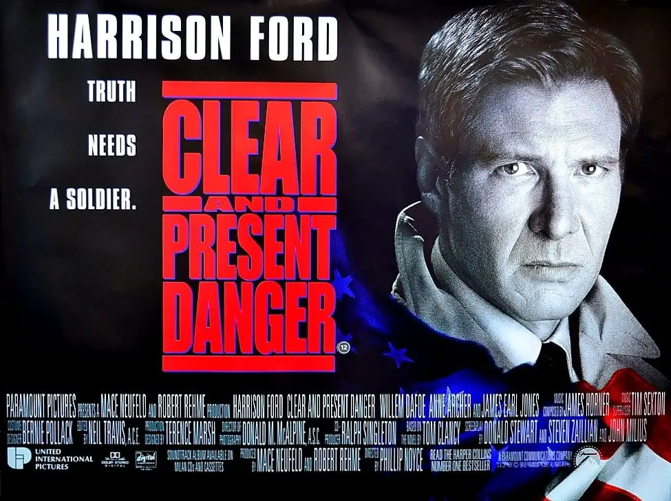 Original Clear and Present Danger Poster