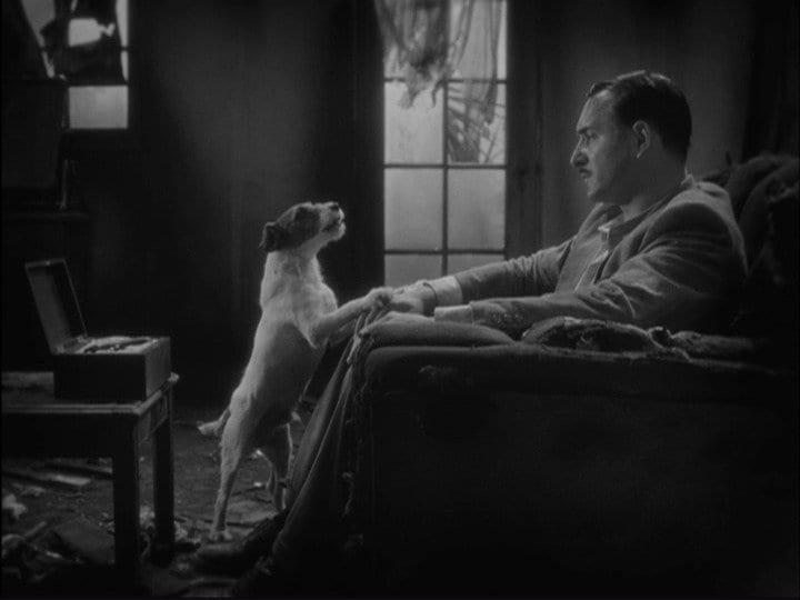 Jean Dujardin and Uggie the dog in The Artist