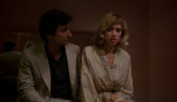 Griffin Dunne and Rosanna Arquette in After Hours