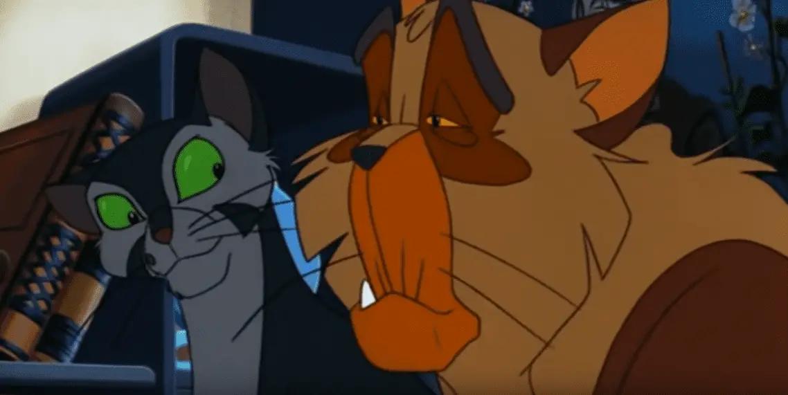 In Felidae, Francis and a senior cat named Pascal discuss the murders in the neighborhood.