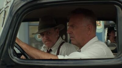 Woody Harrelson and Kevin Costner in the Netflix original, The Highwaymen