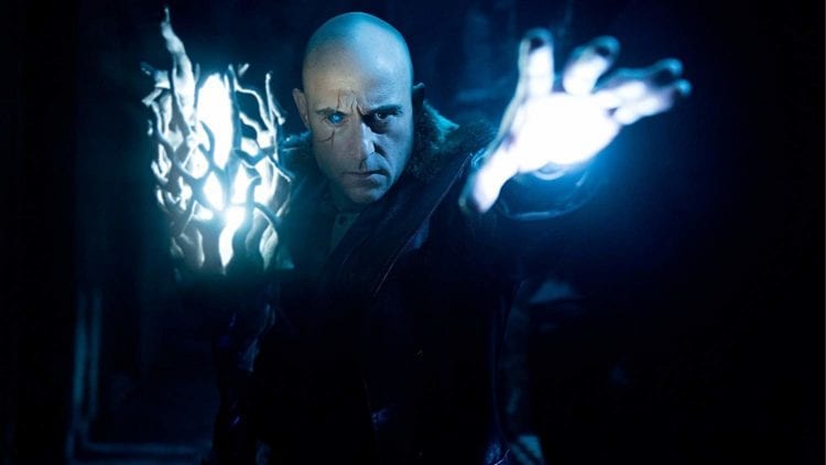 Doctor Sivana (Mark Strong) wields the power of The Seven Deadly Sins. 