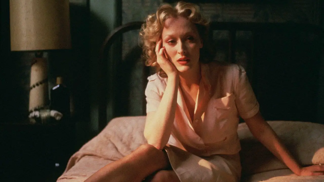 Meryl Streep as Sophie in the movie Sophie's Choice