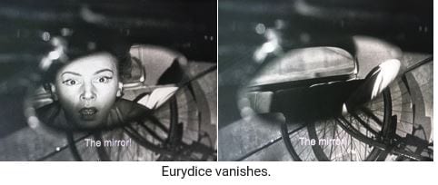 Eurydice vanishes in Orpheus