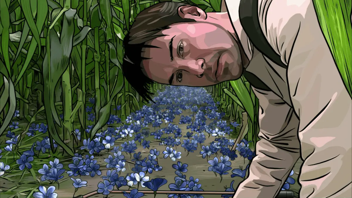 The user becomes the used in the end of A Scanner Darkly.