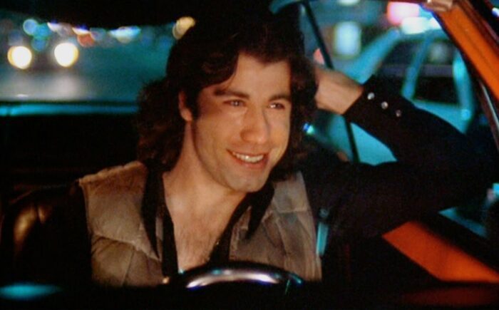 Billy Nolan (John Travolta) goes cruising in Brian DePalma's Carrie (1976).