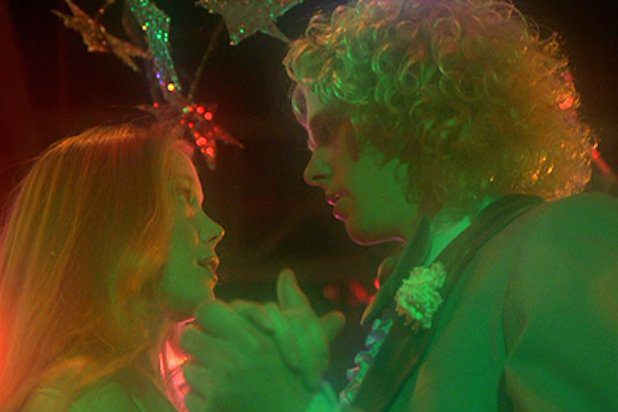 Carrie White (Sissy Spacek) and Tommy Ross (William Katt) share a beautiful dance in Brian DePalma's Carrie (1976).