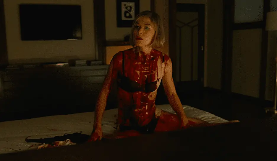 Amy covered in blood after murdering Desi