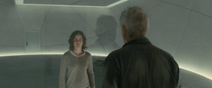 Rick Deckard meeting his daughter in Blade Runner: 2049