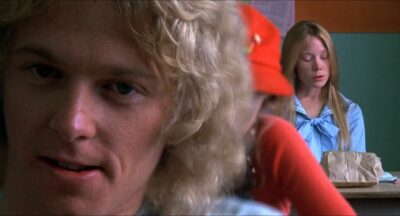 This diopter show from Carrie shows Tommy prominent and Carrie in the background, the same space their characters occupy