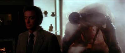 This split screen from de Palma's Dressed to Kill suggests two characters in a plot when there is really only one.