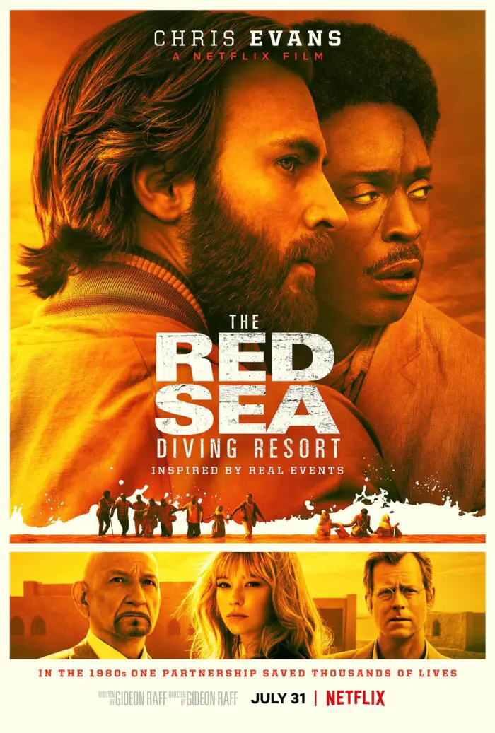 The official poster of Netflix's "The Red Sea Diving Resort"