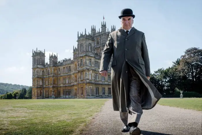 Mr. Carson comes out of retirement to help Downton Abbey host the King and Queen