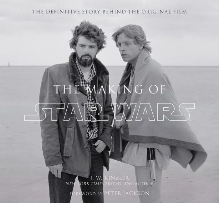 George Lucas and Mark Hamill appear on the Book cover of The Making of Star Wars 