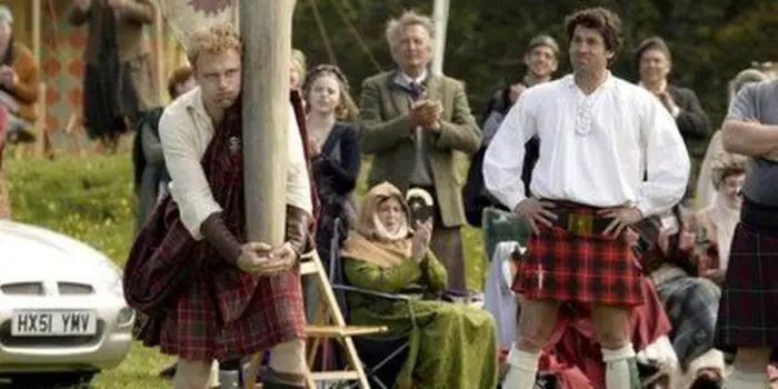 Colin And Tom Wearing Kilts During Highland Games Made Of Honor