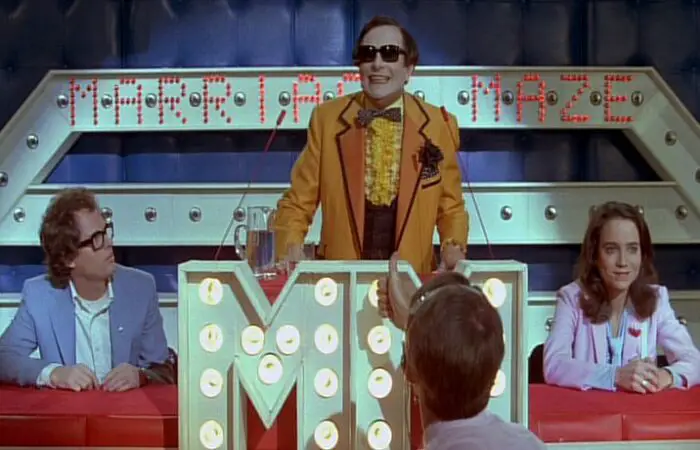Brad and Janet are contestants on Marriage Maze in Shock Treatment