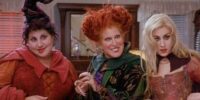 The three Sanderson sisters are looking at something, intrigued