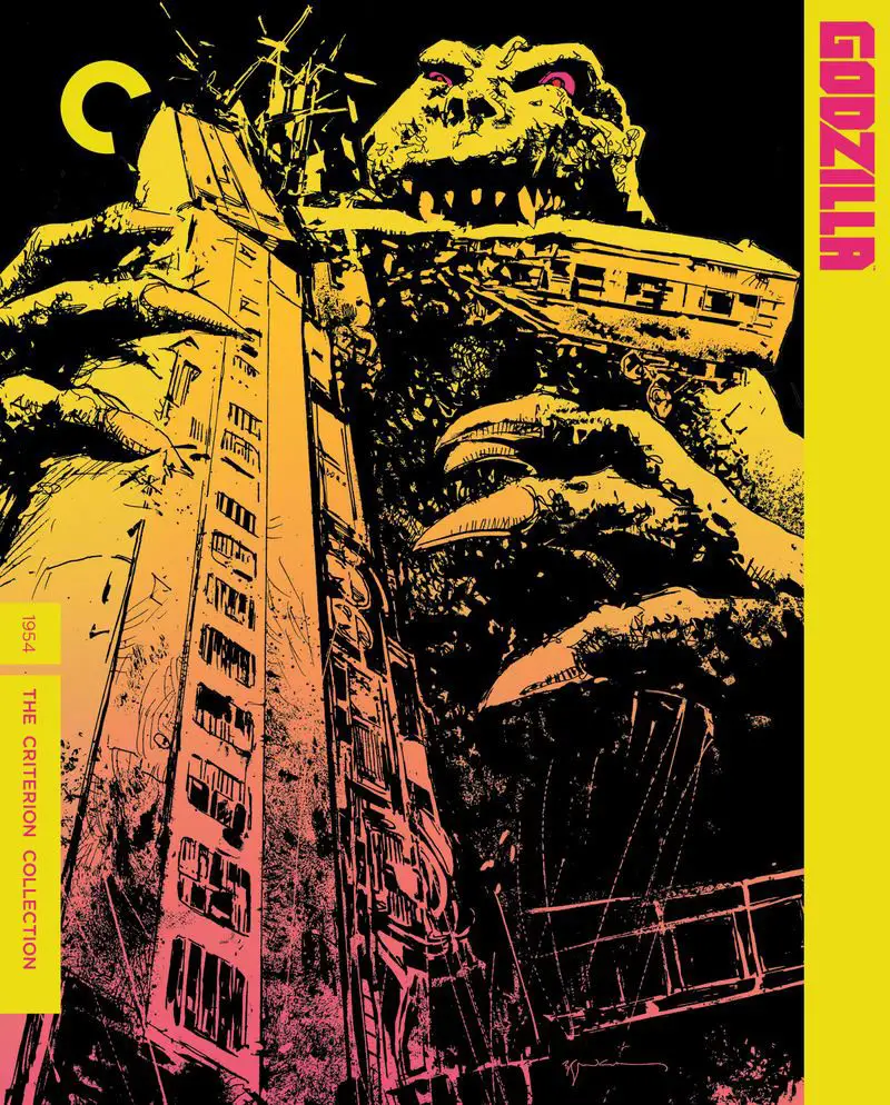 Godzilla destroys building