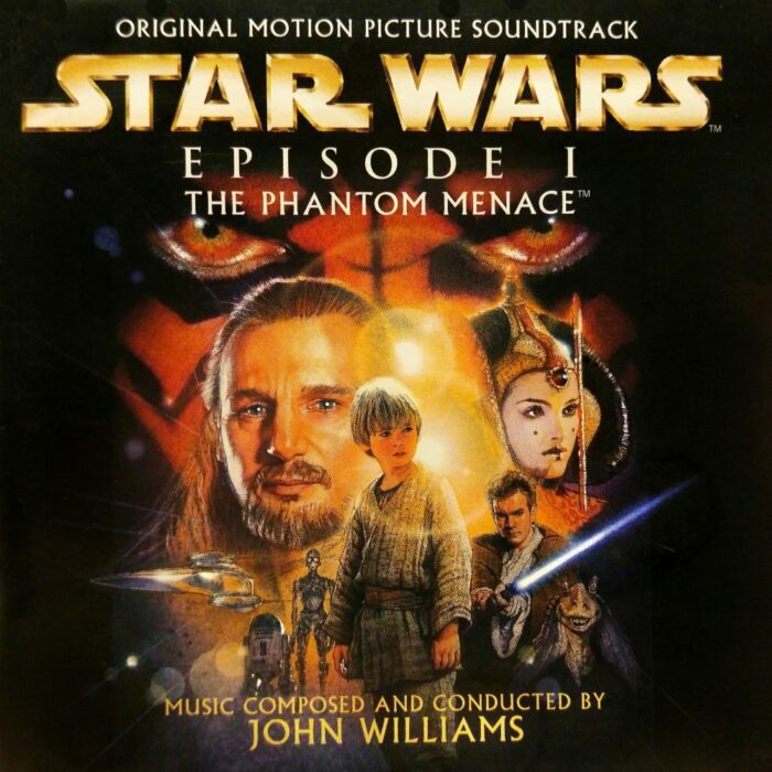 Cover of the Star Wars Episode I The Phantom Menace CD soundtrack