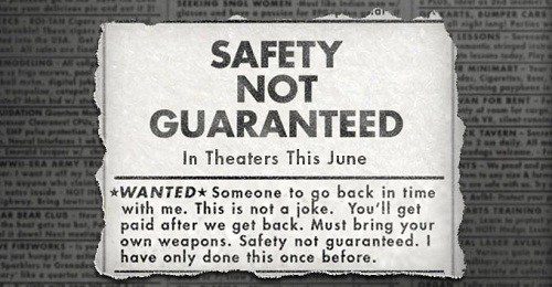 The classified ad at the crux of Safety Not Guaranteed