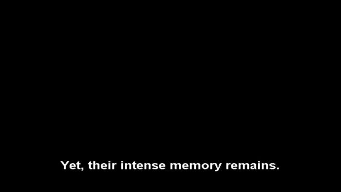 their intense memory remains