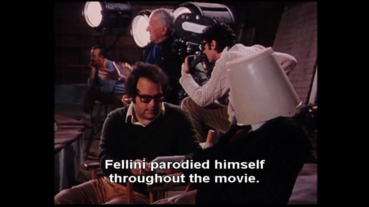 Fellini parodied himself