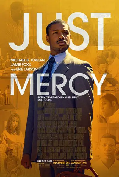 The theatrical poster for "Just Mercy"