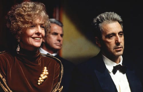 Diane Keaton and Al Pacino in The Godfather Part III