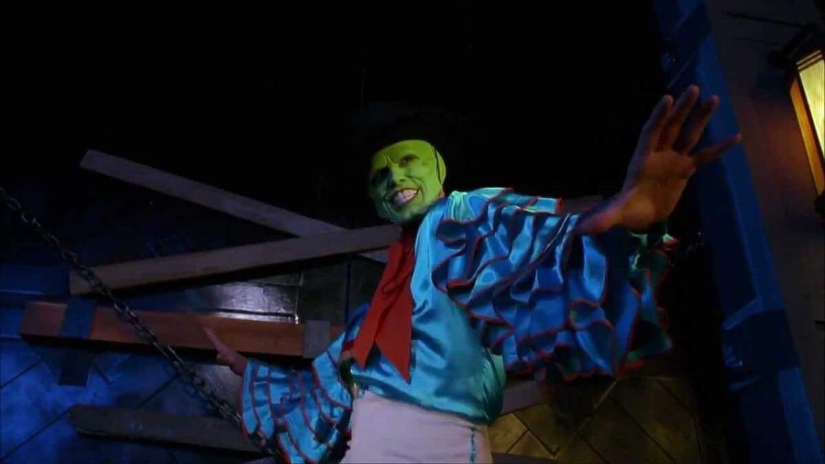 The Mask performing “Cuban Pete” in appropriate attire