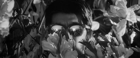 Tsutomu Yamazaki's unforgettable bespectacled eyes in High and Low, as shot by Asakazu Nakai