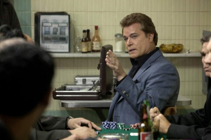 Ray Liotta points to admonish an underling.