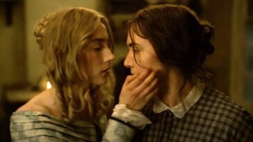 Saoirse Ronan and Kate Winslet as Charlotte Murchison and Kate Winslet in Ammonite