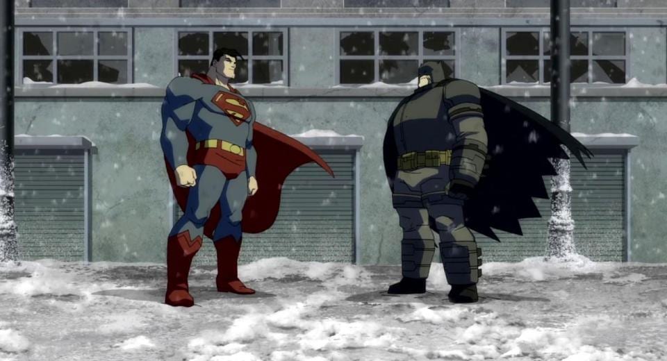 Batman squares up to Superman