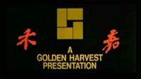 The Golden Harvest logo. Gold on a black background.