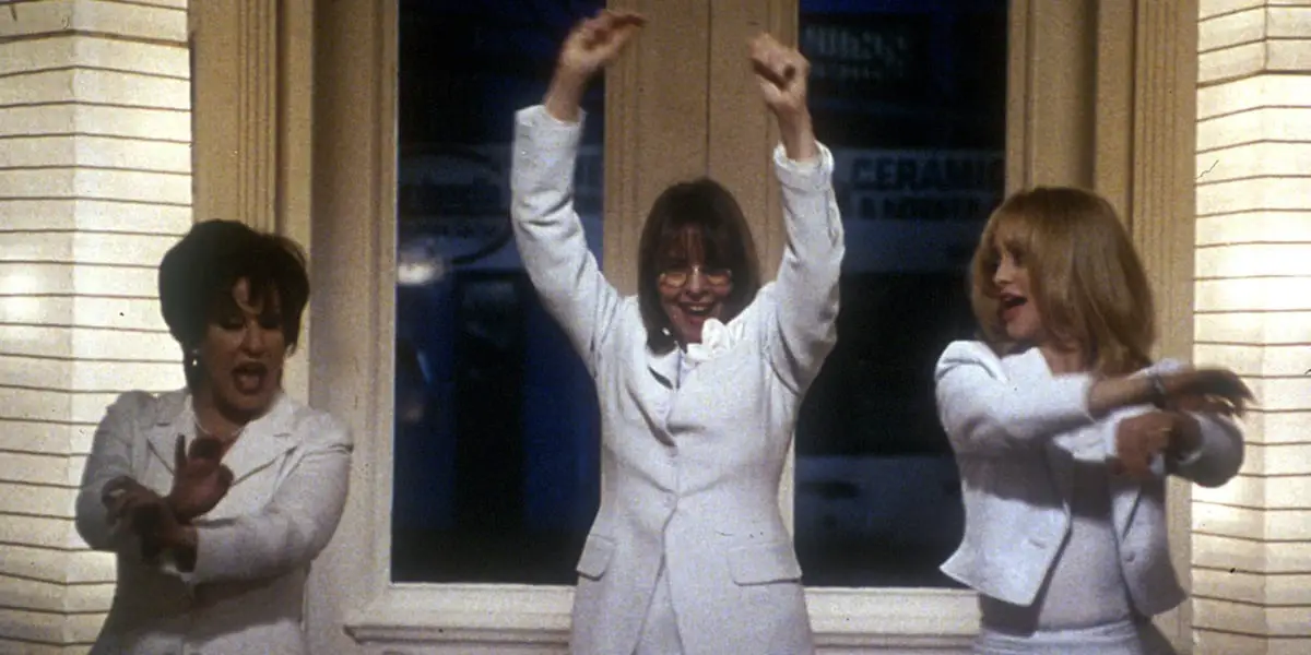 Brenda, Annie and Elise dancing in The First Wives Club