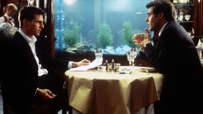 Ethan and Kitteridge (Henry Czerny) have dinner...