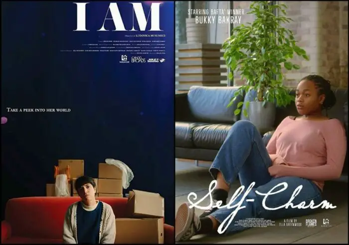 Posters for I Am and Self Charm (2021)