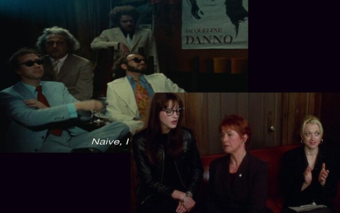 Montage of the unimpressed looking audiences in both Celine & Julie Go Boating and Mulholland Drive.