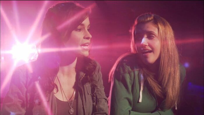 Misty (Mandy Musgrave) and Colby (Gabrielle Christian) sing about their fantasy crushes.
