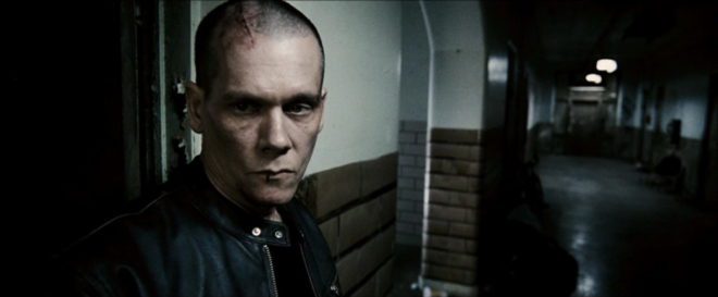 A bald and beaten Nick Hume (Kevin Bacon) is on a vengeful and violent mission to find the men who killed his family.
