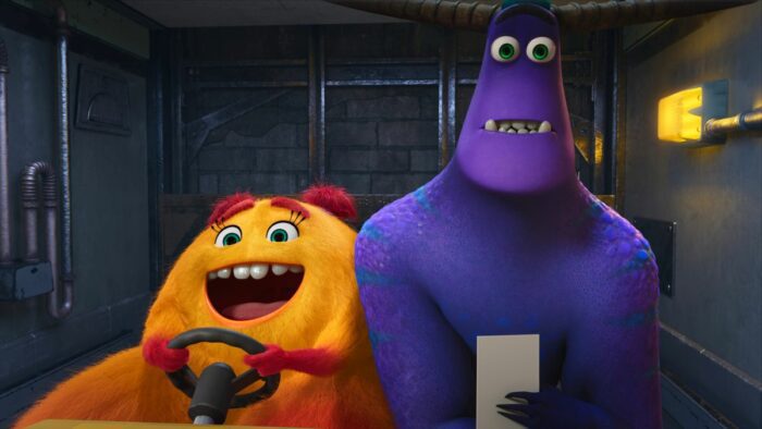 Val and drive through the halls within Monsters, Inc.