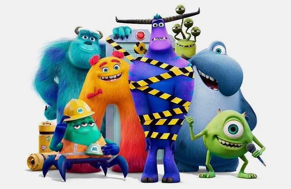 Poster for the Disney+ series Monsters at Work