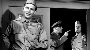 Andy Griffith Stares at the camera