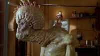 A profile view of Mugwump, the creature from Cronenberg's Naked Lunch.