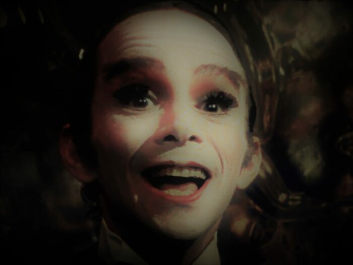 The ghoulish Master of Ceremonies as played by Joel Grey in Cabaret
