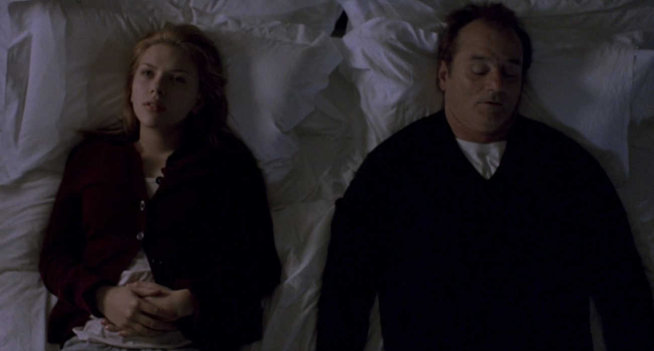 Charlotte and Bob in bed in Lost In Translation