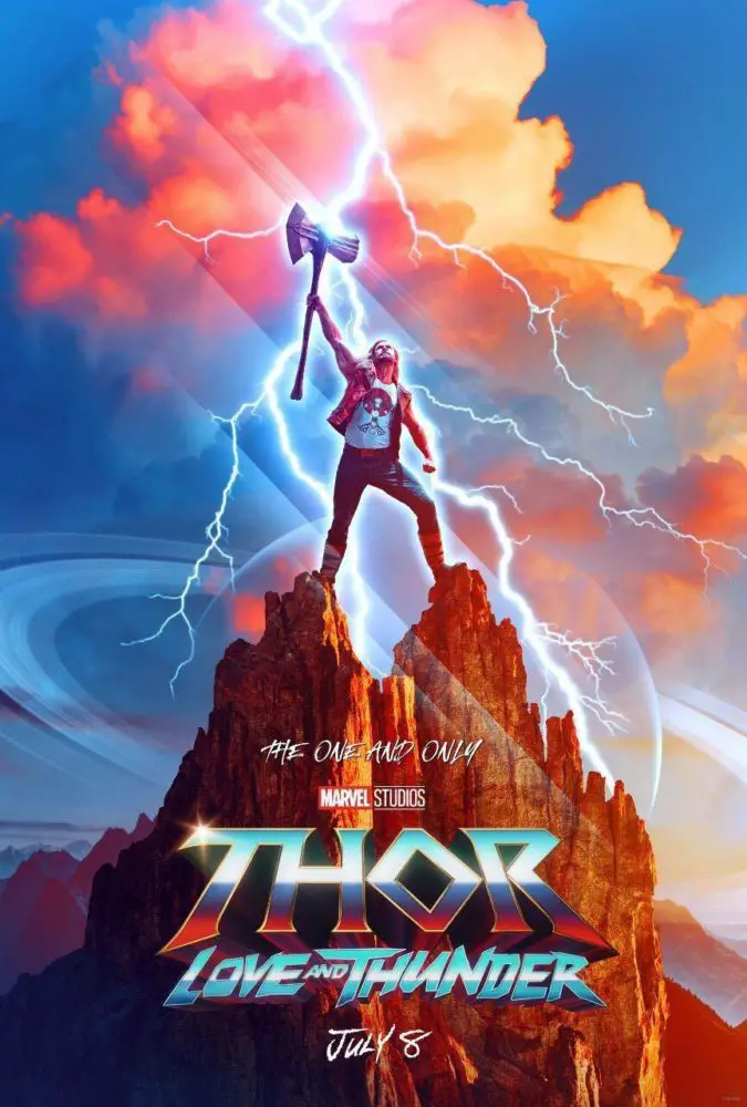 The full poster for Thor: Love & Thunder