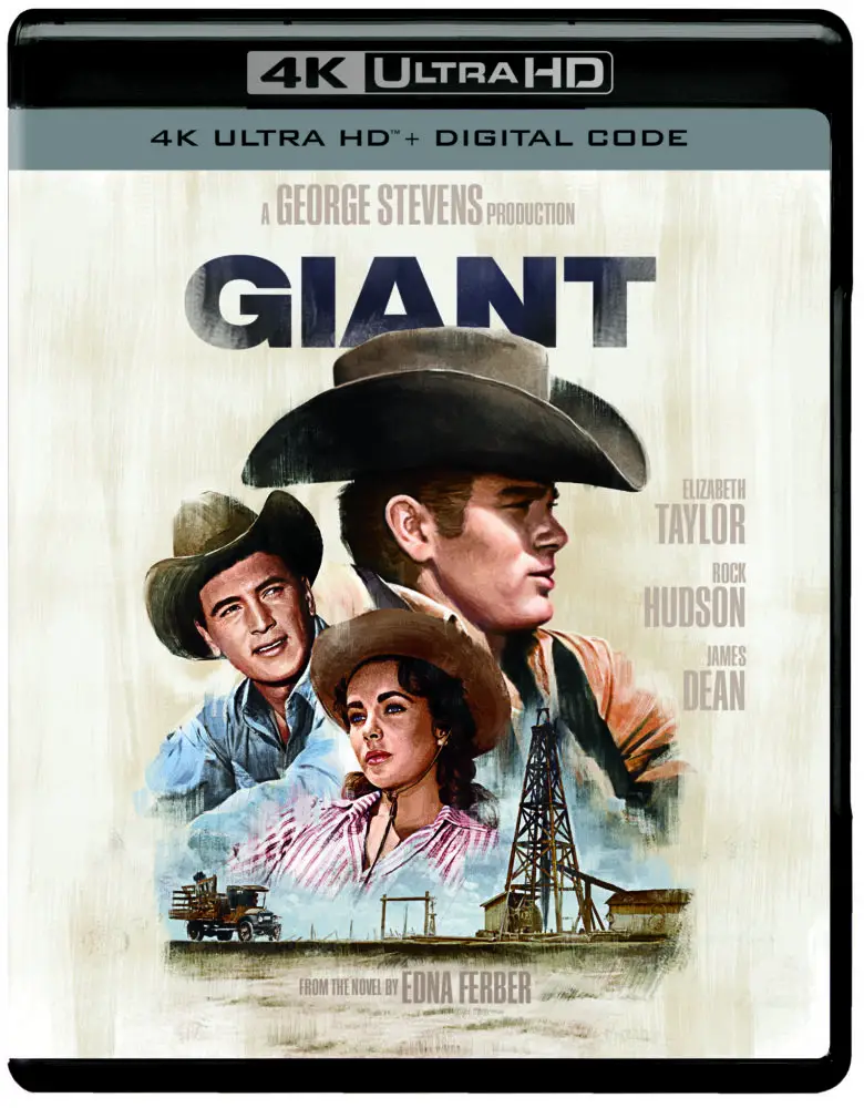 4K UHD-Bluray cover art for "Giant"